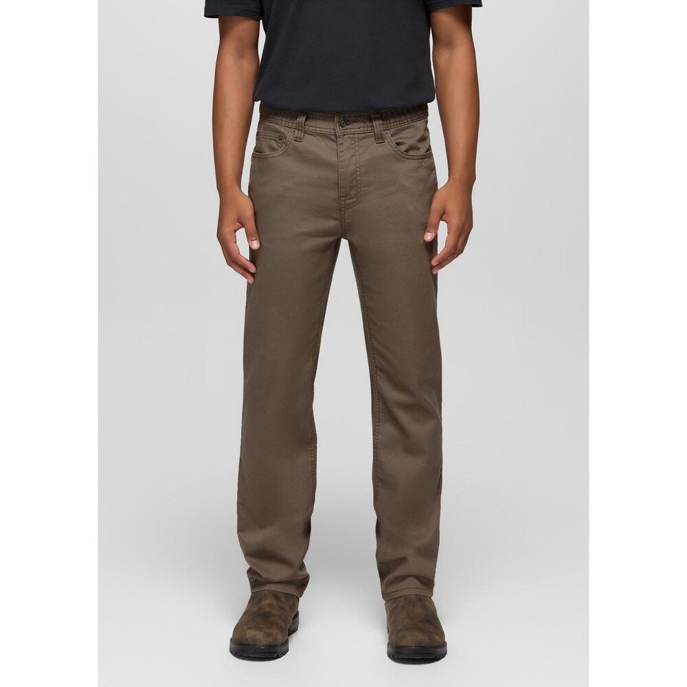 Prana Bridger Slim Fit Jeans Mens 33x34 Brown Mud Organic Cotton Stretch Pants